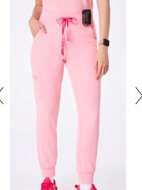 Figs scrubs FIGHT CLUB PINK joggers! Size S. Limited edition sold out.